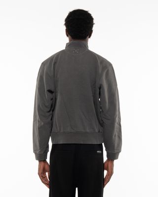 POP TRADING COMPANY FULL ZIP SWEAT BLACK