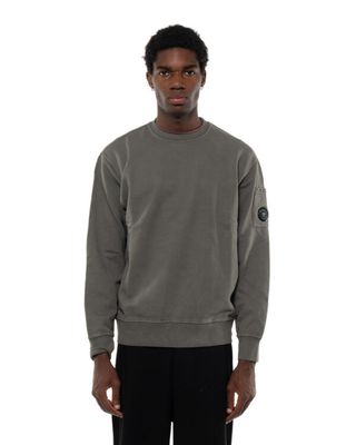 C.P. COMPANY BRUSHED FLEECE LENS SWEAT