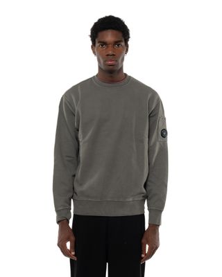C.P. COMPANY BRUSHED FLEECE LENS SWEAT