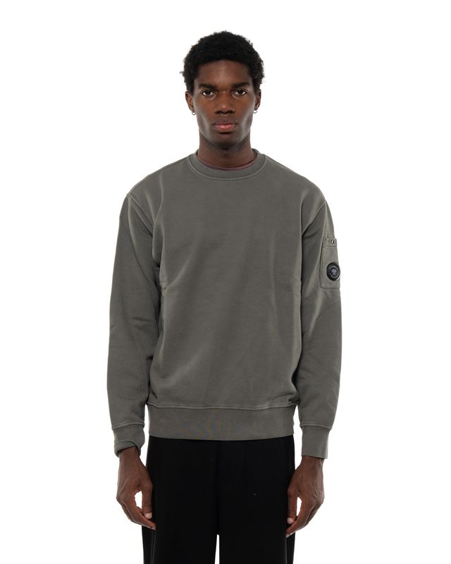 C.P. COMPANY BRUSHED FLEECE LENS SWEAT