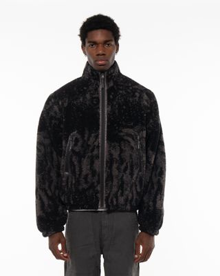 ROA EWE FURRY JACKET DARK BROWN