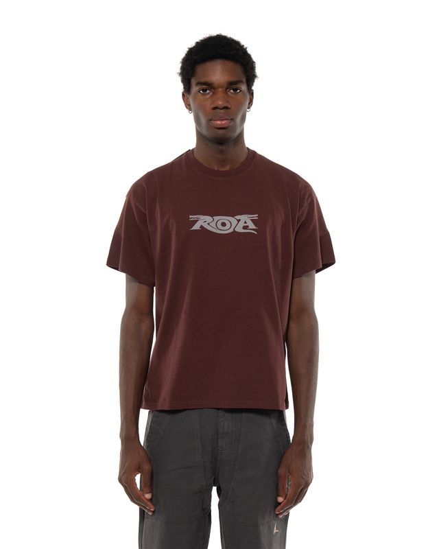 ROA TWO SNAKES REFLECTIVE SS TEE RED