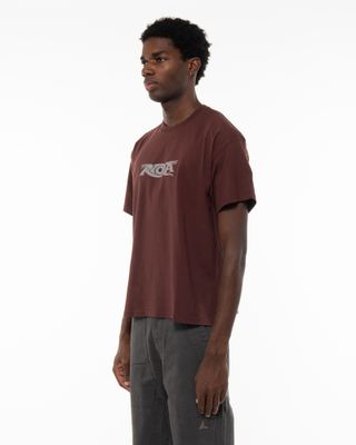 ROA TWO SNAKES REFLECTIVE SS TEE RED