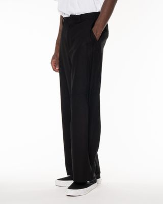 apparel-223 ARTE WOOL PLEATED GALLERY PANT BLACK
