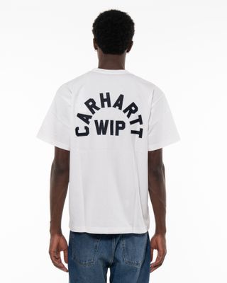 CARHARTT WIP ARCH SCRIPT SS TEE WHITE