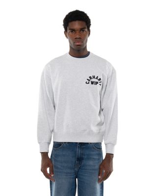 CARHARTT WIP ARCH SCRIPT SWEAT ASH GREY