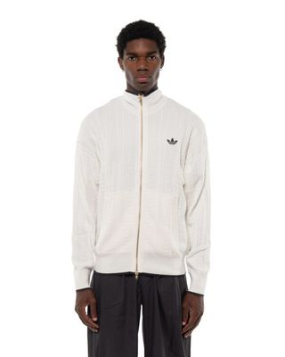 ADIDAS FIREBIRD KNIT TRACK TOP WHITE