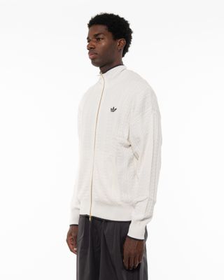 apparel-45 ADIDAS FIREBIRD KNIT TRACK TOP WHITE