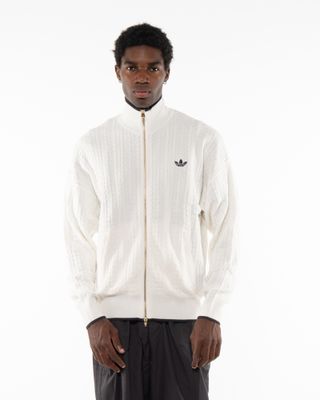 apparel-47 ADIDAS FIREBIRD KNIT TRACK TOP WHITE