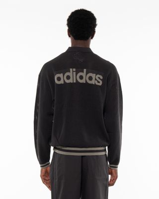 ADIDAS LS KNIT JERSEY UTILITY BLACK
