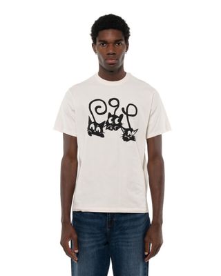 POP TRADING COMPANY TAILS SS TEE WHITE