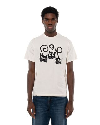 POP TRADING COMPANY TAILS SS TEE WHITE
