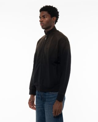 ARTE SUNFADE UNIFORM ZIP SWEAT BLACK