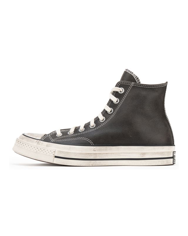 CONVERSE CHUCK 70 HI BURNISHED LEATHER BLACK