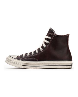 CONVERSE CHUCK 70 HI BURNISHED LEATHER BRICK