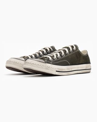 A20049C-3 CONVERSE CHUCK 70 OX BURNISHED LEATHER MOSS