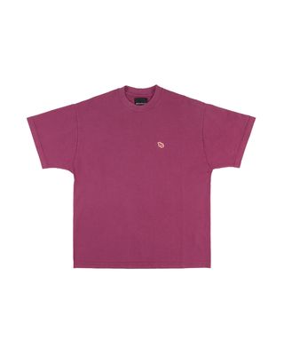 BACK DOOR PREMIUM PATCH SS TEE PLUM