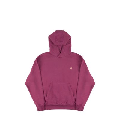 BACK DOOR PREMIUM PATCH HOODIE PLUM