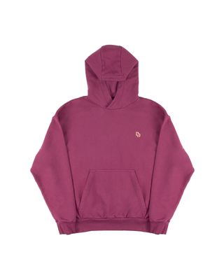 BACK DOOR PREMIUM PATCH HOODIE PLUM