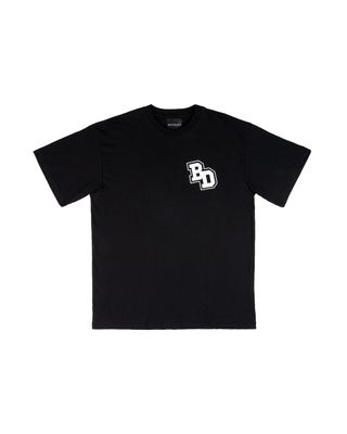 BACK DOOR COLLEGE TEE BLACK