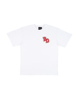 BACK DOOR COLLEGE TEE WHITE