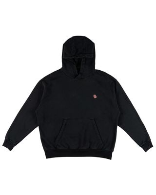 BACK DOOR PREMIUM PATCH HOODIE BLACK FADE