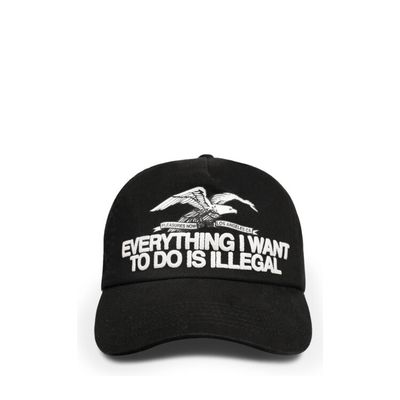 PLEASURES ILLEGAL SNAPBACK BLACK
