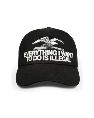 PLEASURES ILLEGAL SNAPBACK BLACK