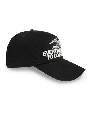 PLEASURES ILLEGAL SNAPBACK BLACK
