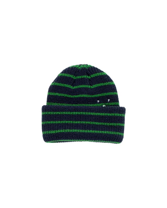 POP TRADING COMPANY STRIPED BEANIE