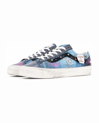 VANS LX OLD SKOOL 36 HARRIS TWEED NAVY