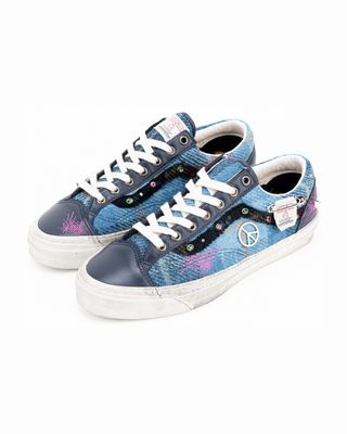 VANS LX OLD SKOOL 36 HARRIS TWEED NAVY