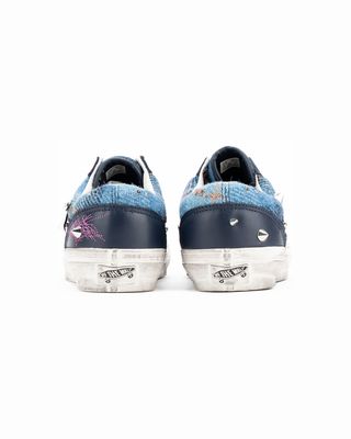 VANS LX OLD SKOOL 36 HARRIS TWEED NAVY