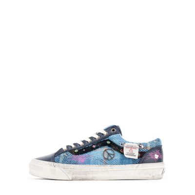 VANS LX OLD SKOOL 36 HARRIS TWEED NAVY