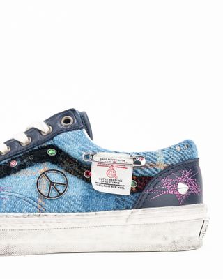 VANS LX OLD SKOOL 36 HARRIS TWEED NAVY