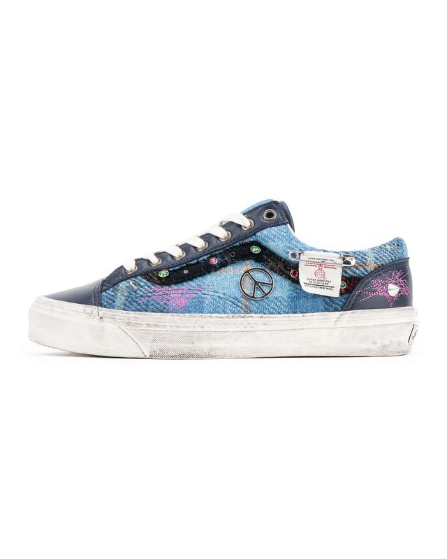 VANS LX OLD SKOOL 36 HARRIS TWEED NAVY