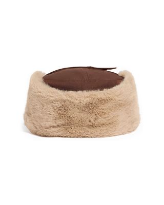WALK IN PARIS TRAPPER CAP BROWN