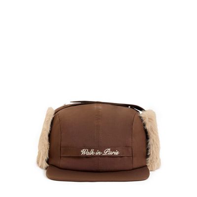 WALK IN PARIS TRAPPER CAP BROWN