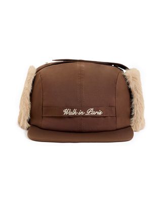 WALK IN PARIS TRAPPER CAP BROWN
