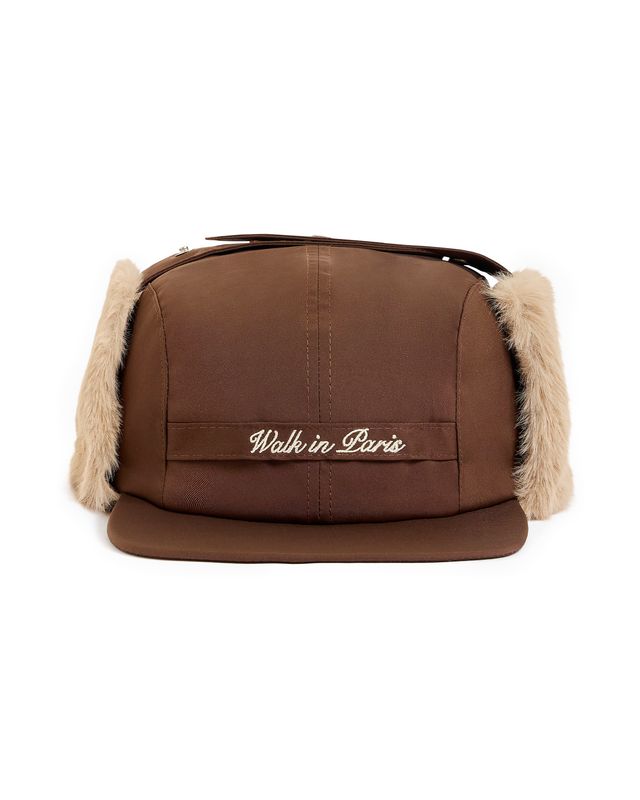WALK IN PARIS TRAPPER CAP BROWN