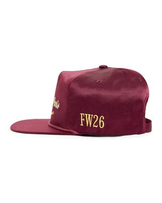 WIPFW26-13-1 WALK IN PARIS NYLON CAP BURGUNDY