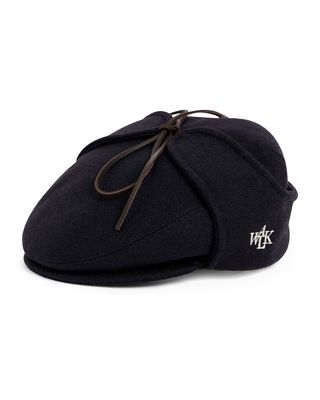 WALK IN PARIS WOOL SHERLOCK BERET BLACK
