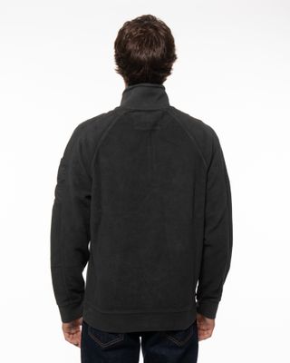 C.P. COMPANY BRUSHED POLO COLLAR SWEAT