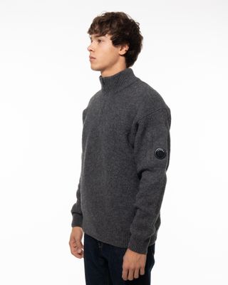 C.P. COMPANY WOOL NYLON CREWNECK