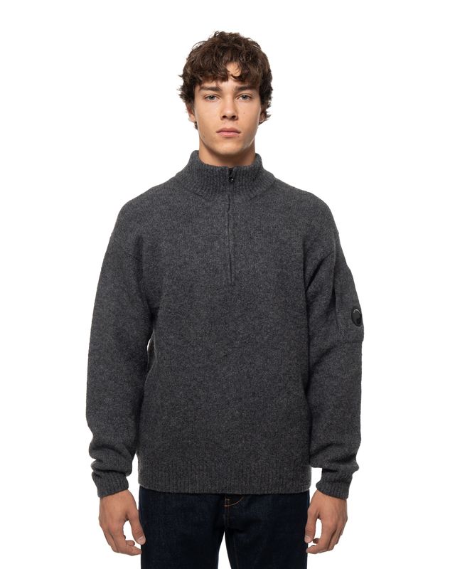 C.P. COMPANY WOOL NYLON CREWNECK
