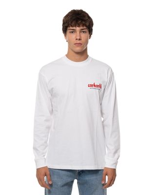 apparel-4 CARHARTT WIP FRAMEWORK LS TEE WHITE