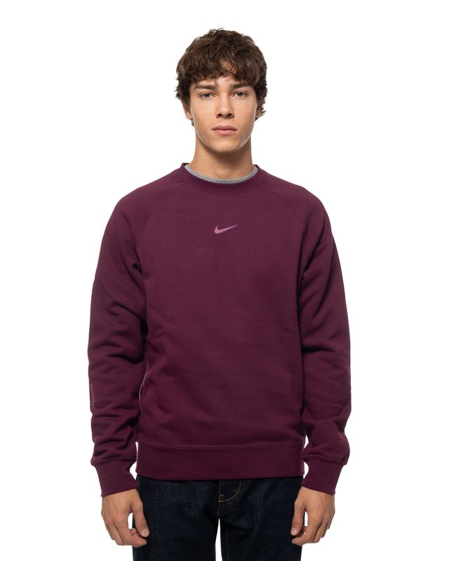 NIKE NRG NOCTA CS CREWNECK BORDEAUX