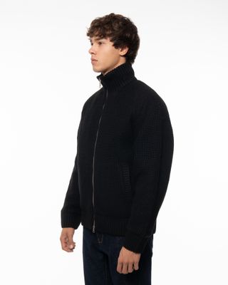 CARHARTT WIP BENTLEY FZ SWEATER BLACK