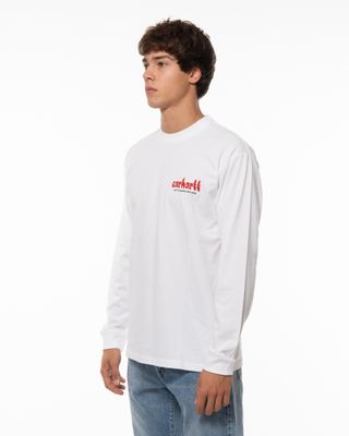 apparel-5 CARHARTT WIP FRAMEWORK LS TEE WHITE
