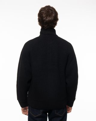 CARHARTT WIP BENTLEY FZ SWEATER BLACK